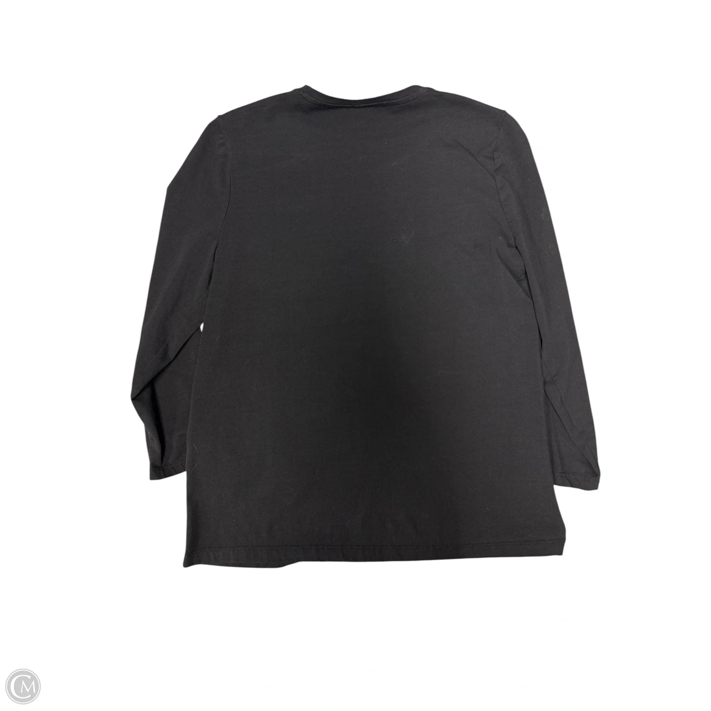 Top Short Sleeve By Chicos In Black, Size: S