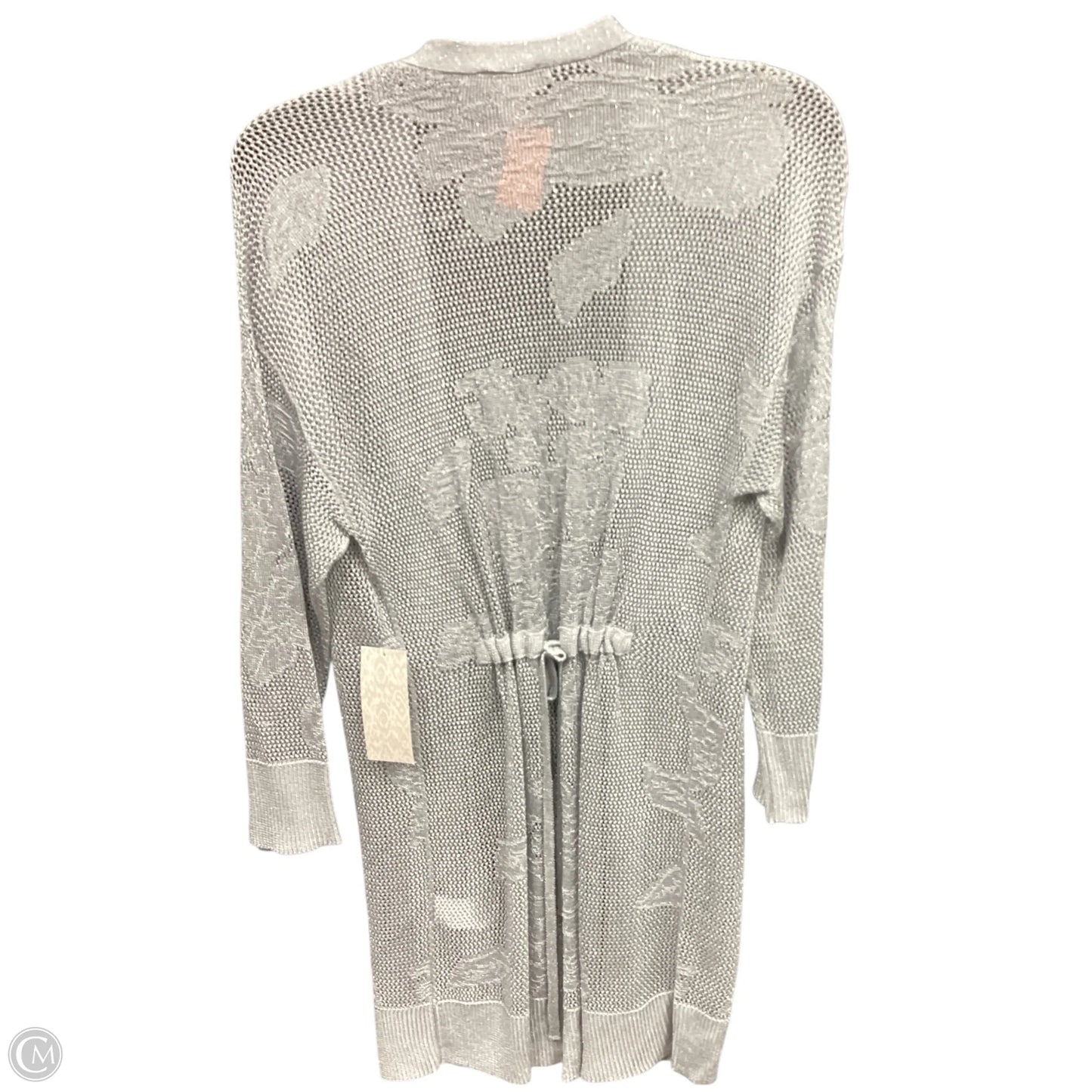 Cardigan By Chicos In Silver, Size: Xs