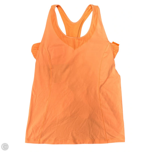 Athletic Tank Top By Lululemon In Orange, Size: L