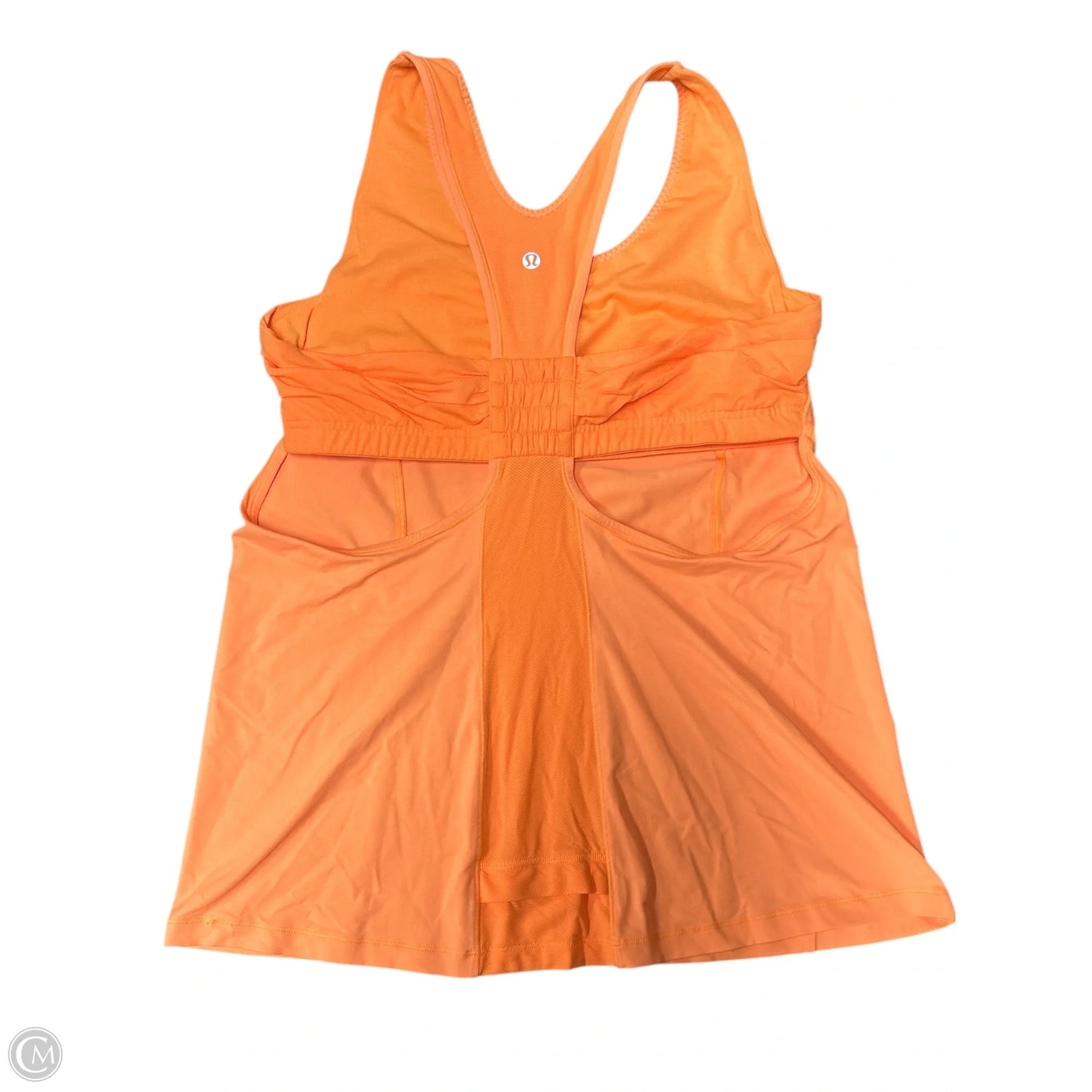 Athletic Tank Top By Lululemon In Orange, Size: L