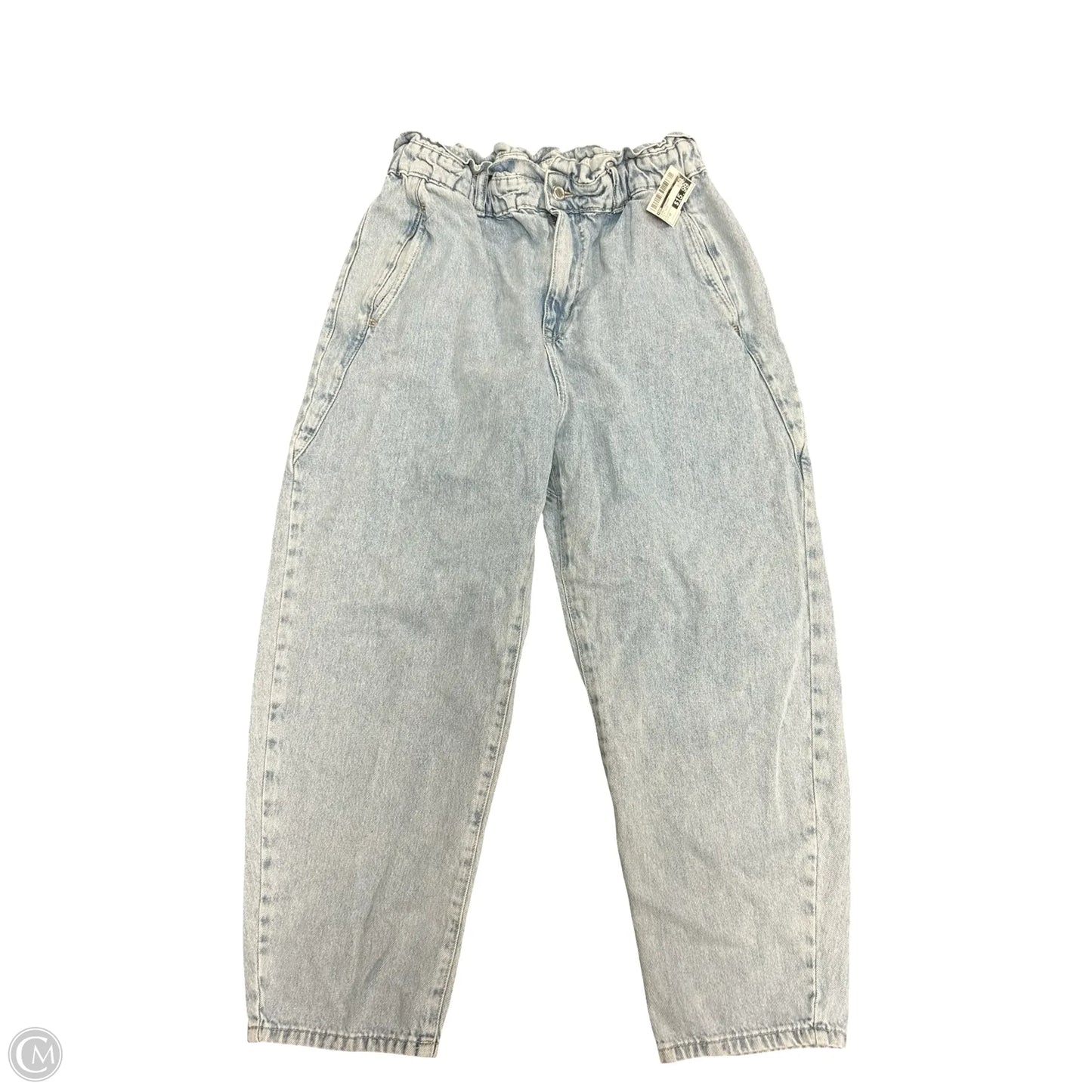 Jeans Straight By Zara In Blue Denim, Size: 10