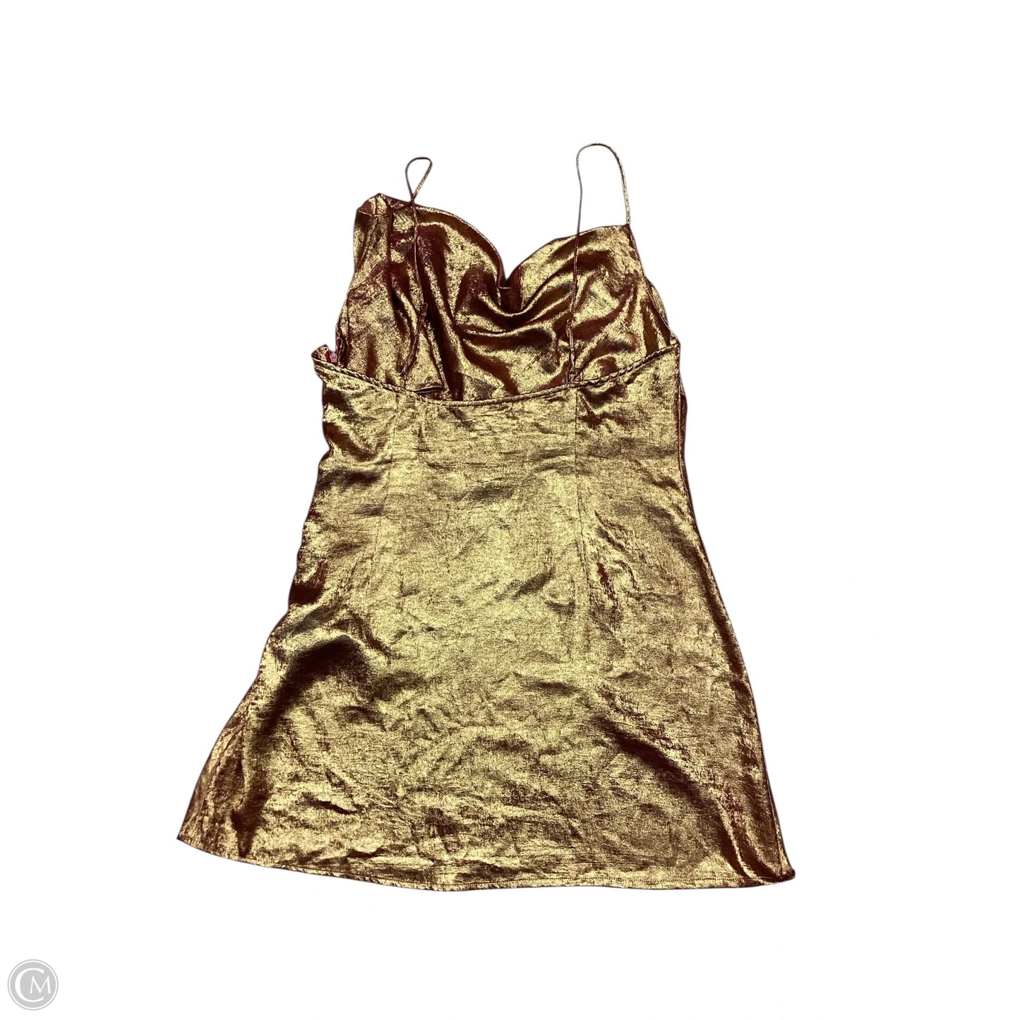 Dress Party Short By Superdown In Gold & Red, Size: Xl