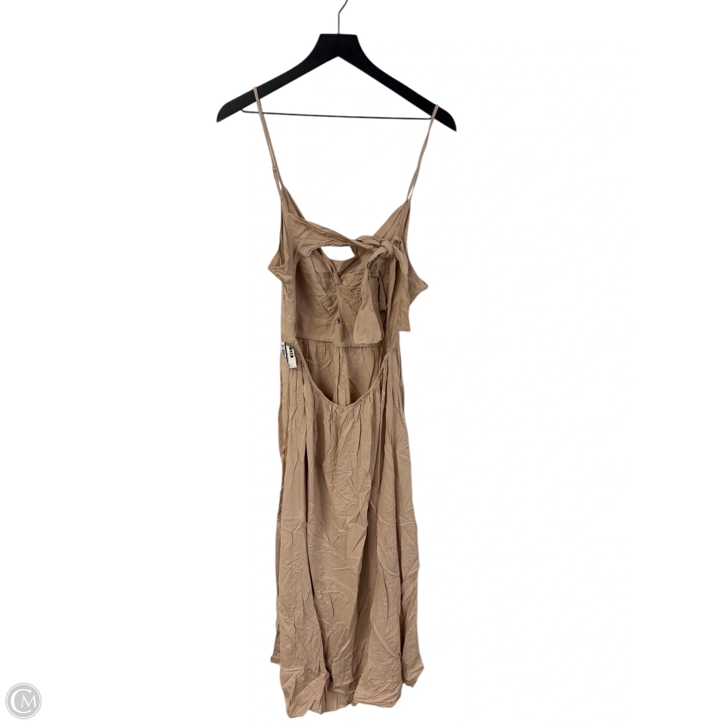 Dress Casual Maxi By Cme In Tan, Size: L