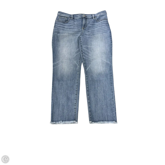 Jeans Straight By J. Jill In Blue Denim, Size: 10