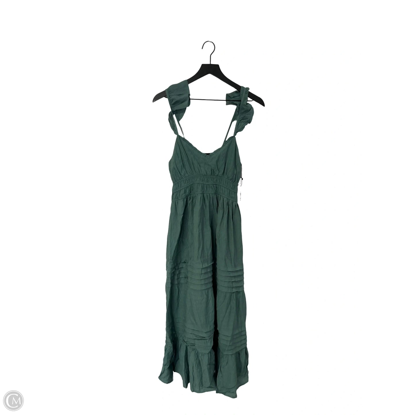 Dress Casual Midi By Clothes Mentor In Green, Size: L