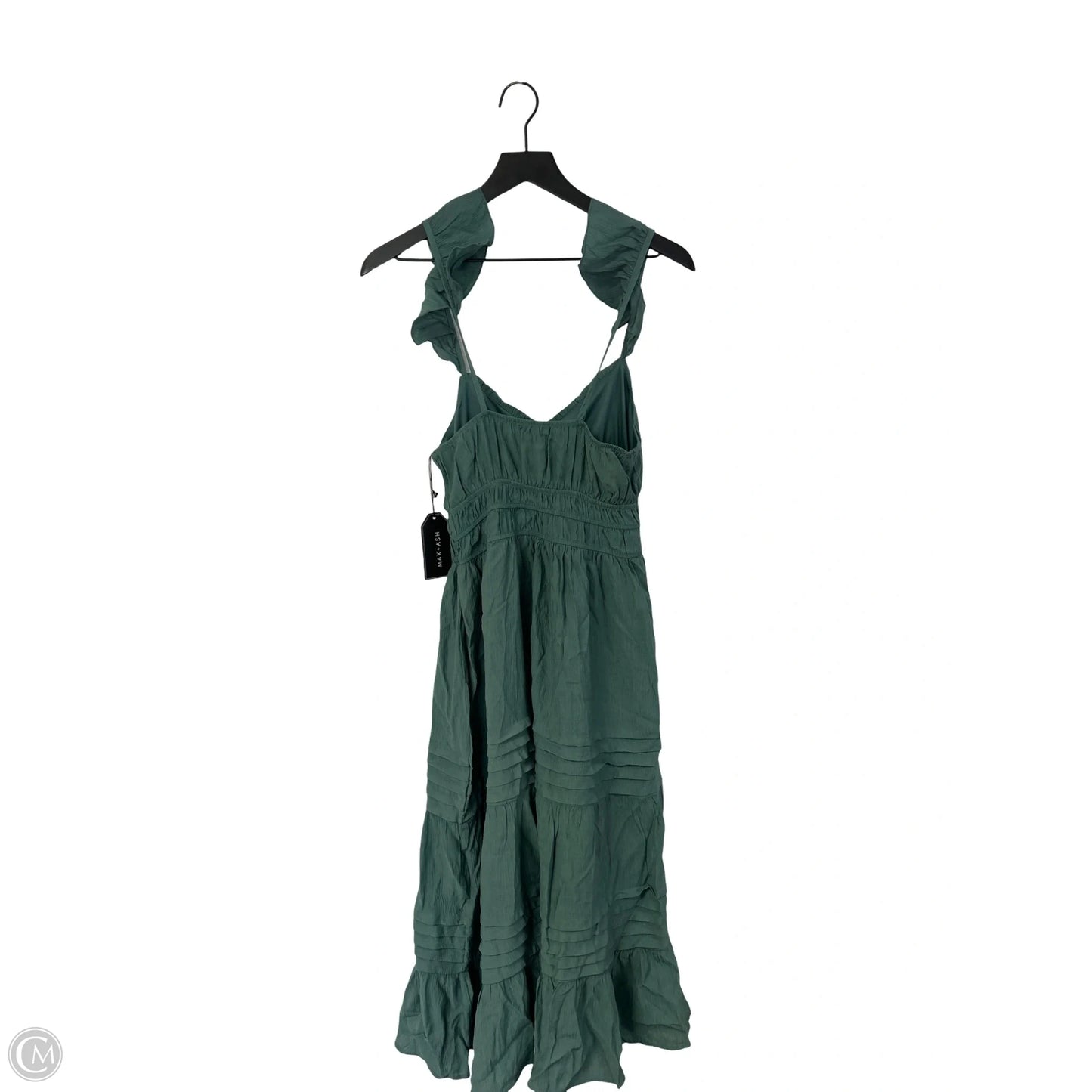Dress Casual Midi By Clothes Mentor In Green, Size: L