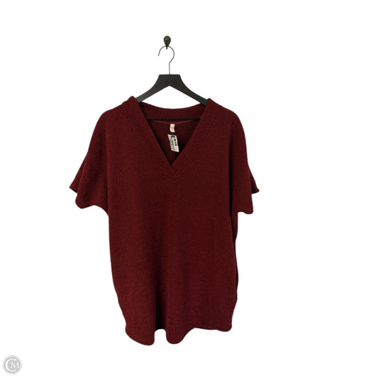 Dress Casual Short By Wishlist In Maroon, Size: M