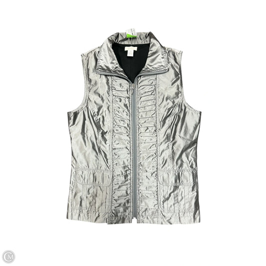 Vest Other By Chicos In Silver, Size: S