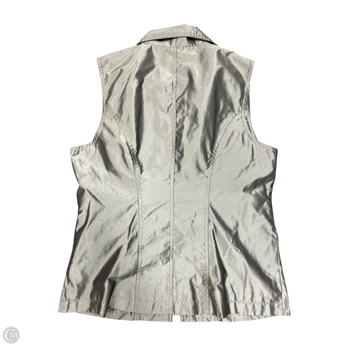 Vest Other By Chicos In Silver, Size: S