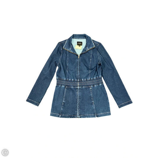 Jacket Denim By Liverpool In Blue Denim, Size: S