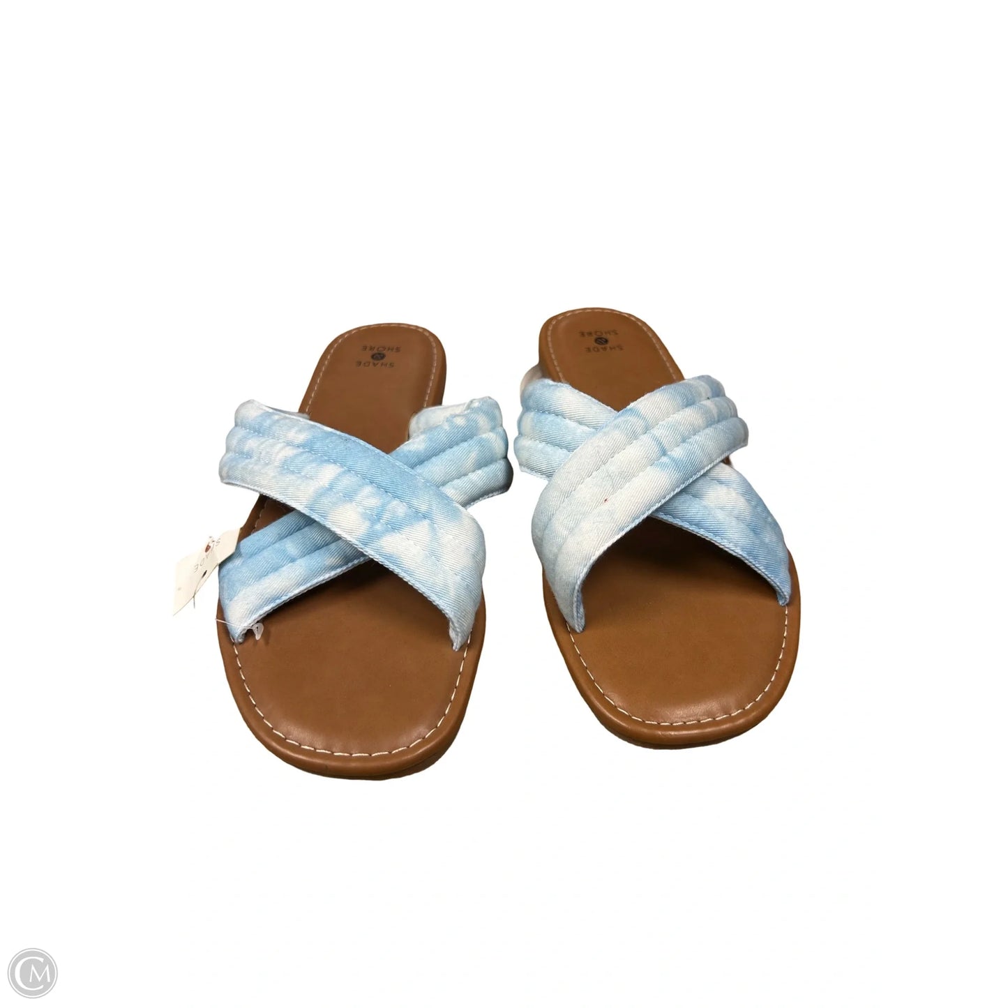 Sandals Flats By Shade & Shore In Blue, Size: 10