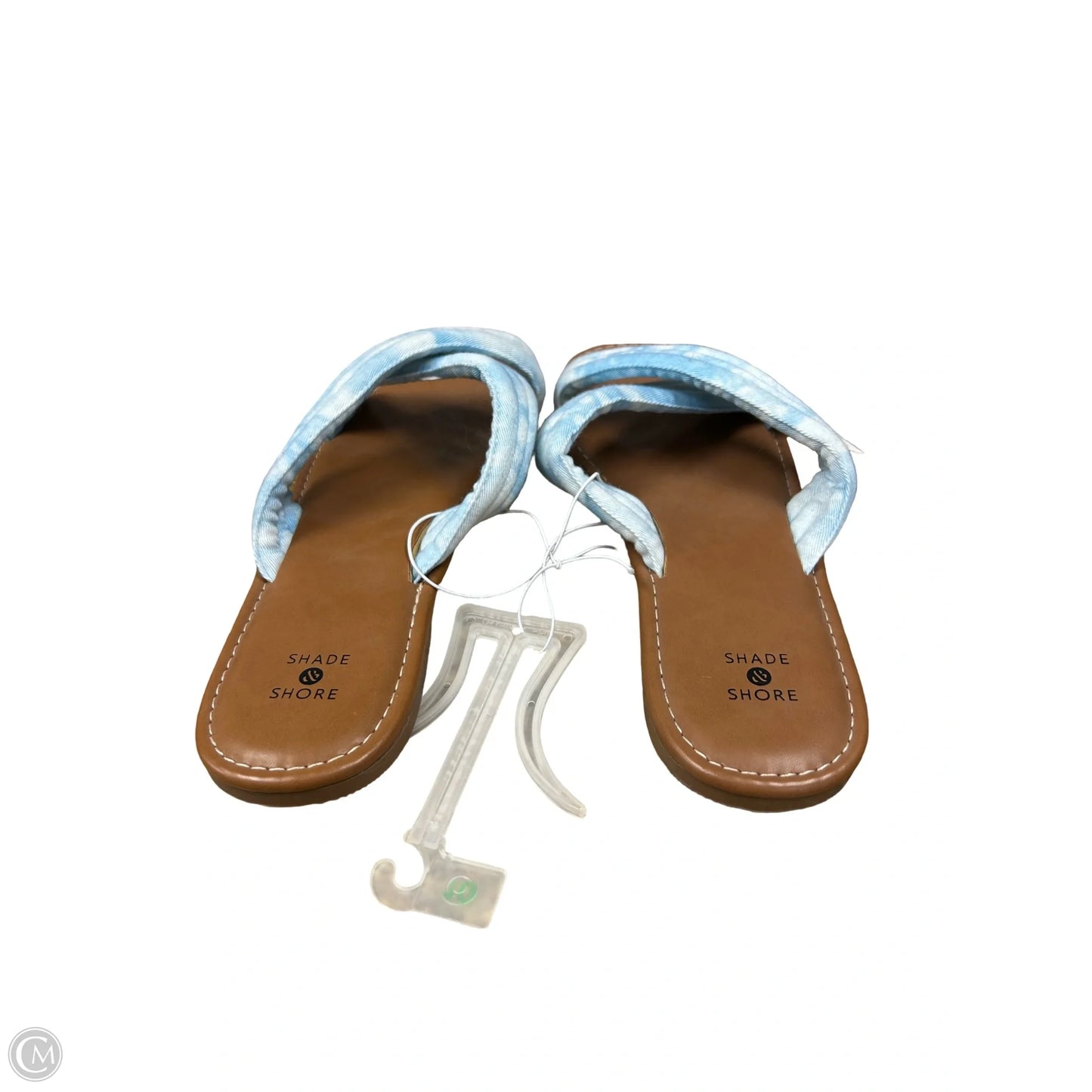 Sandals Flats By Shade & Shore In Blue, Size: 10