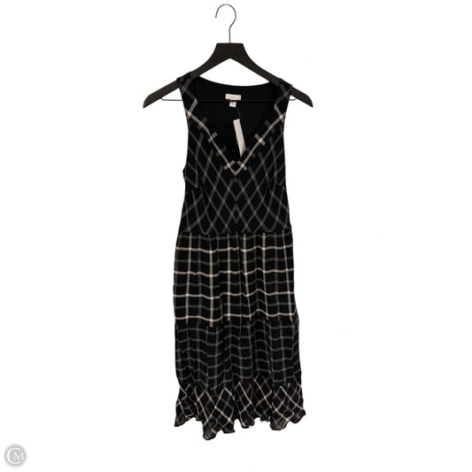 Dress Casual Midi By J. Jill In Black & White, Size: Mp