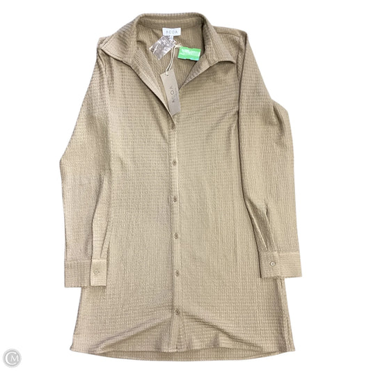 Dress Casual Short By Clothes Mentor In Tan, Size: L