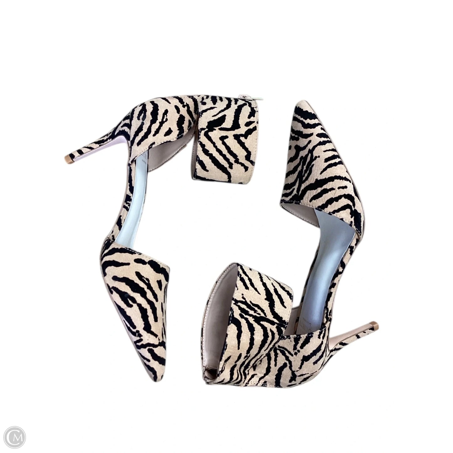Shoes Heels Kitten By Oasis Society In Animal Print, Size: 8.5