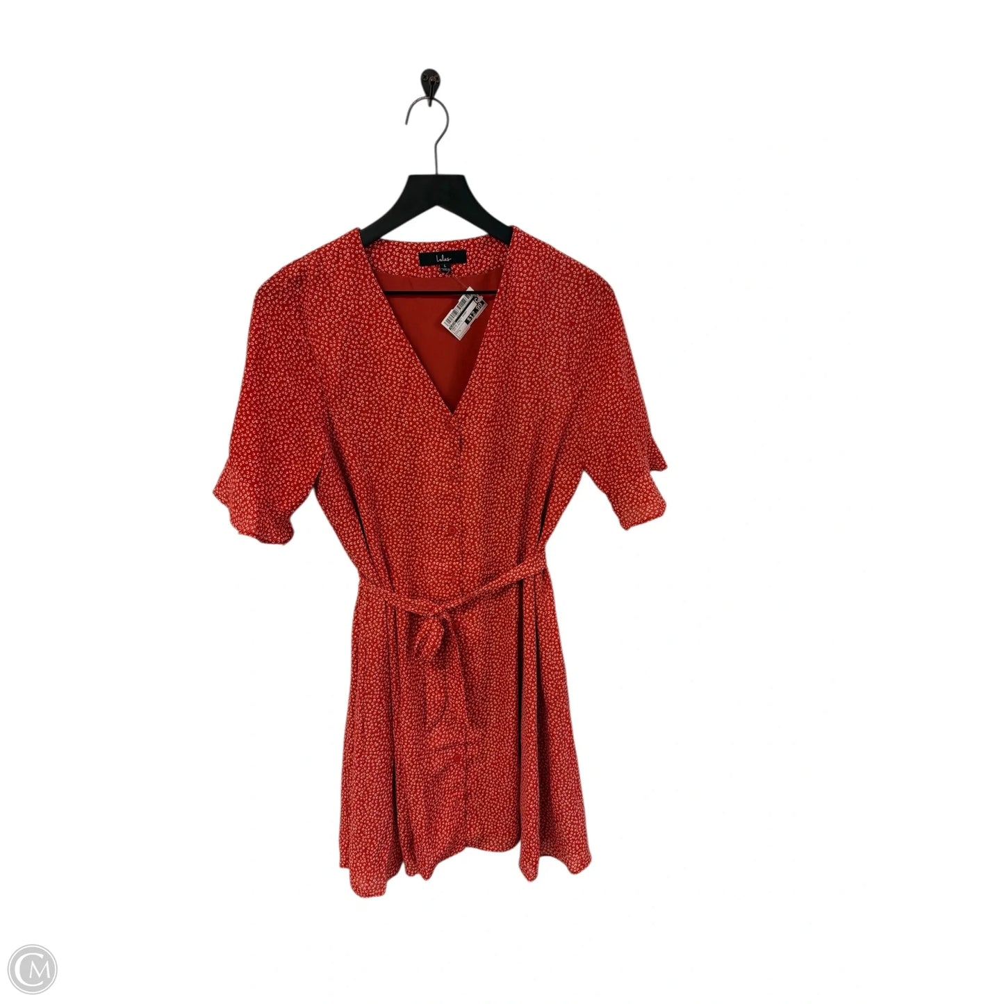 Dress Party Short By Lulus In Red & White, Size: L