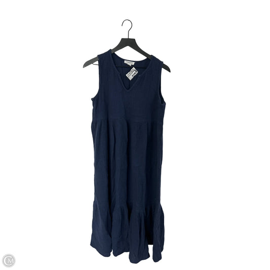 Dress Casual Midi By Beachlunchlounge In Navy, Size: L
