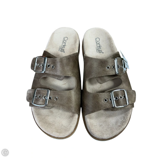 Sandals Flats By Corkys In Tan, Size: 8