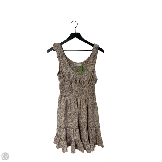 Dress Casual Short By Leela & Lavender In Tan, Size: M