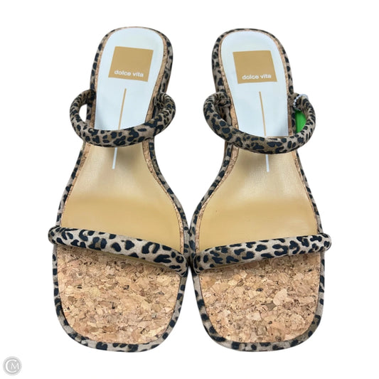 Shoes Heels Block By Dolce Vita In Animal Print, Size: 6