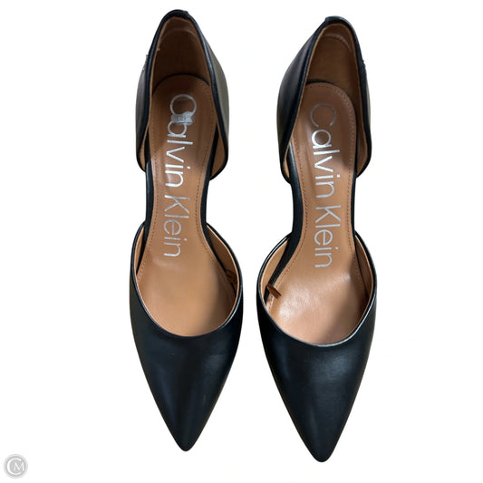 Shoes Heels Stiletto By Calvin Klein In Black, Size: 8