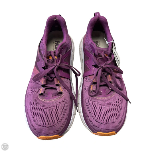 Shoes Athletic By Hoka In Purple, Size: 9.5