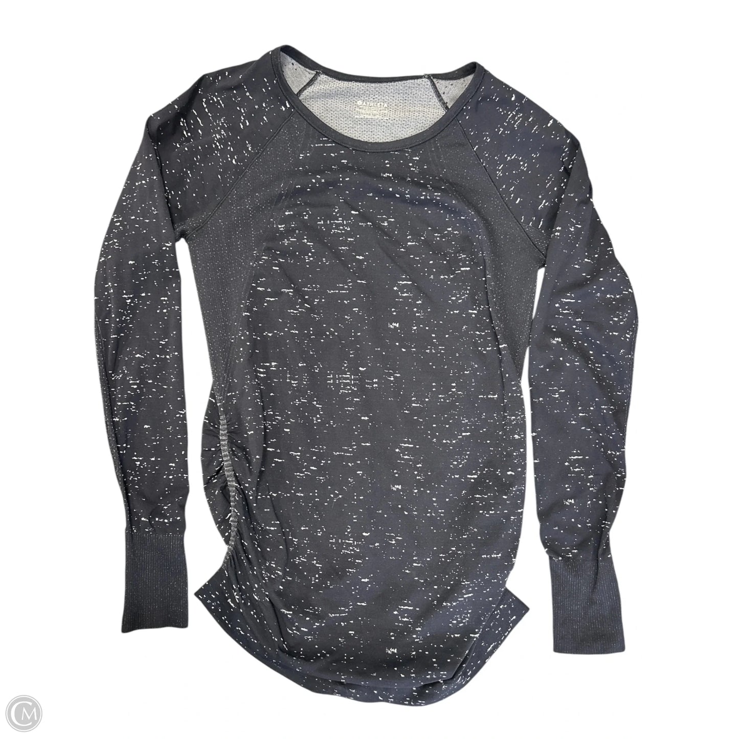 Athletic Top Long Sleeve Crewneck By Athleta In Black, Size: L
