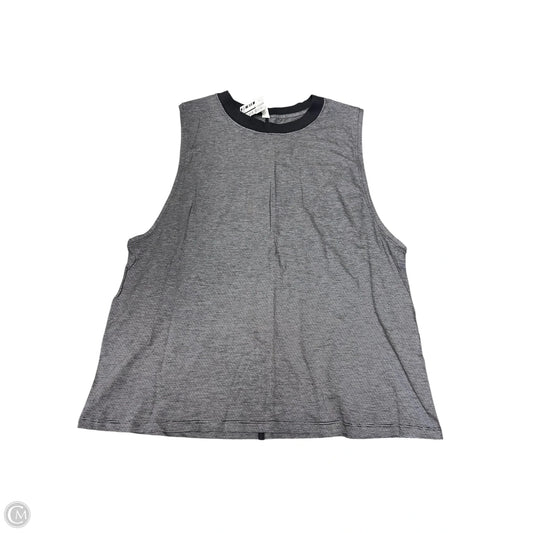 Athletic Tank Top By Lululemon In Grey, Size: 10