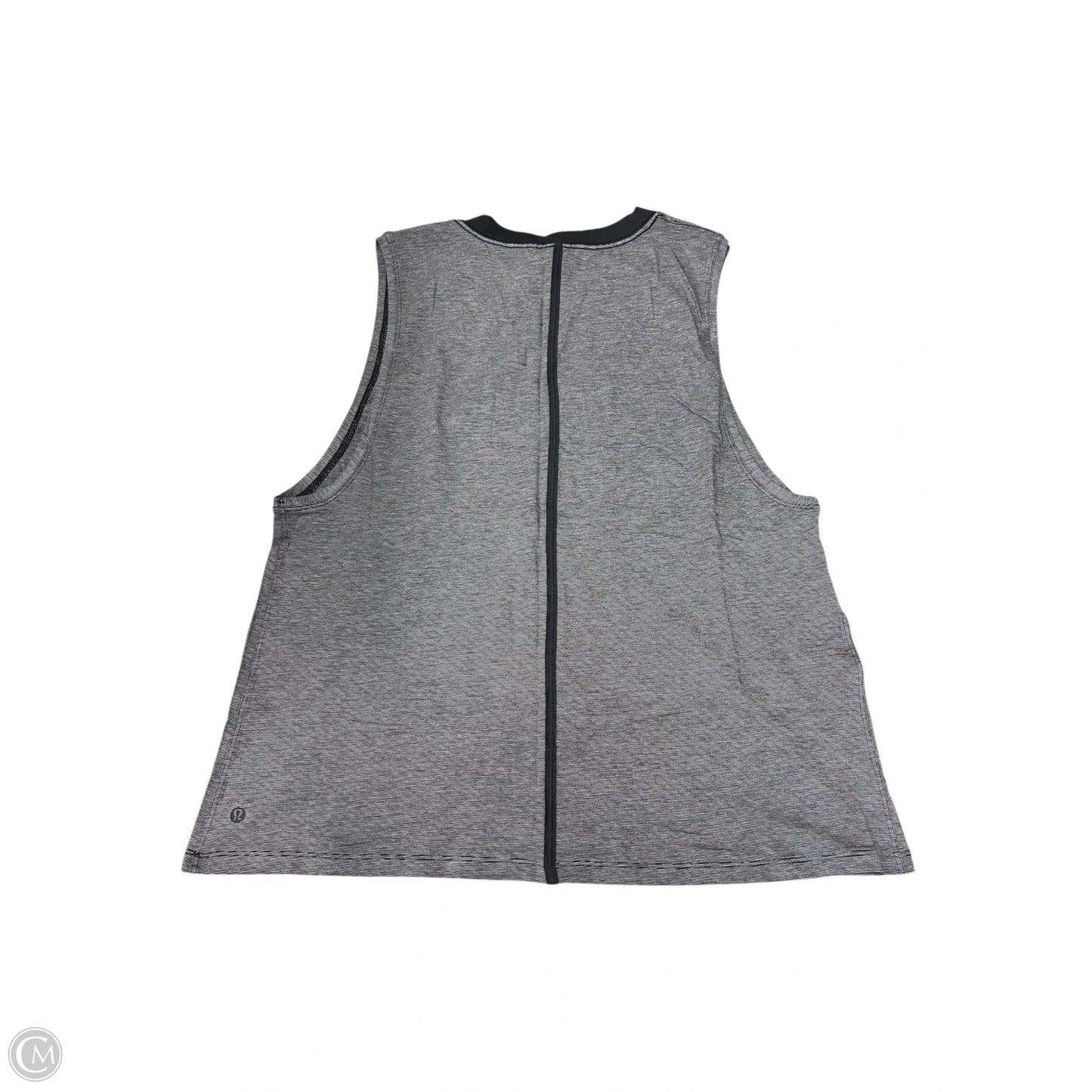 Athletic Tank Top By Lululemon In Grey, Size: 10