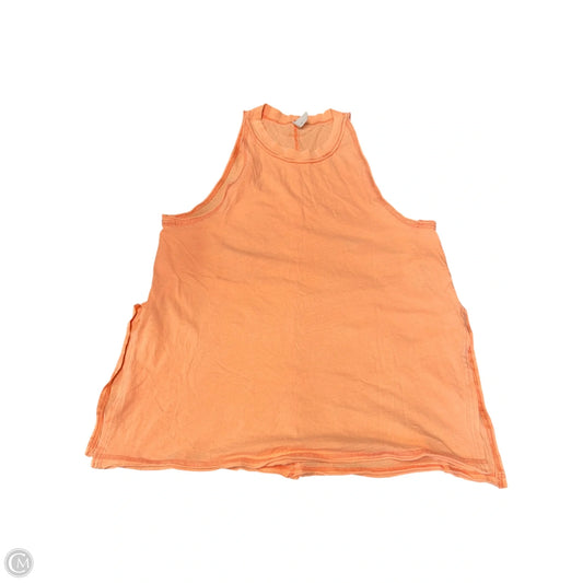 Top Sleeveless By Free People In Orange, Size: M