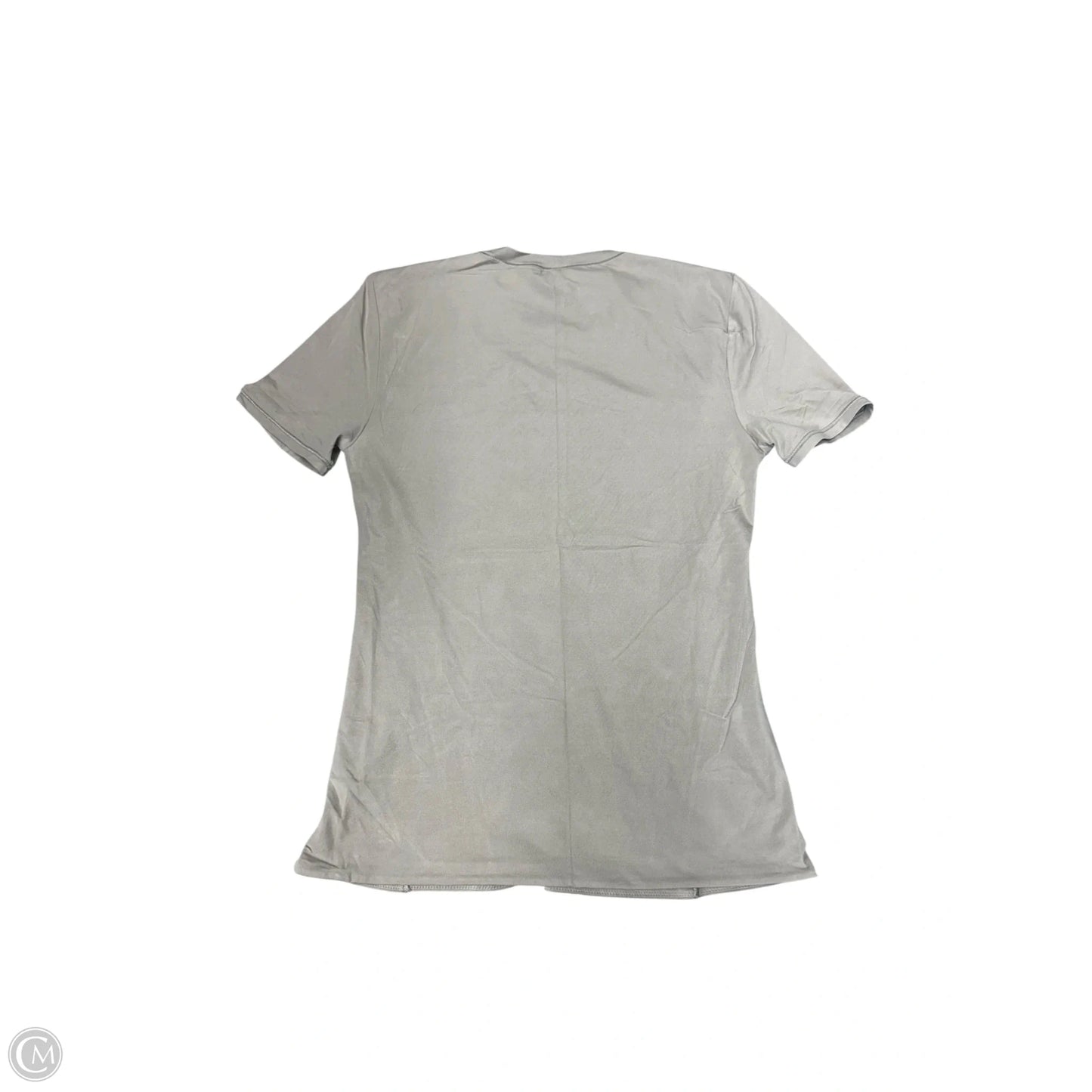 Athletic Top Short Sleeve By Lululemon In Beige, Size: M