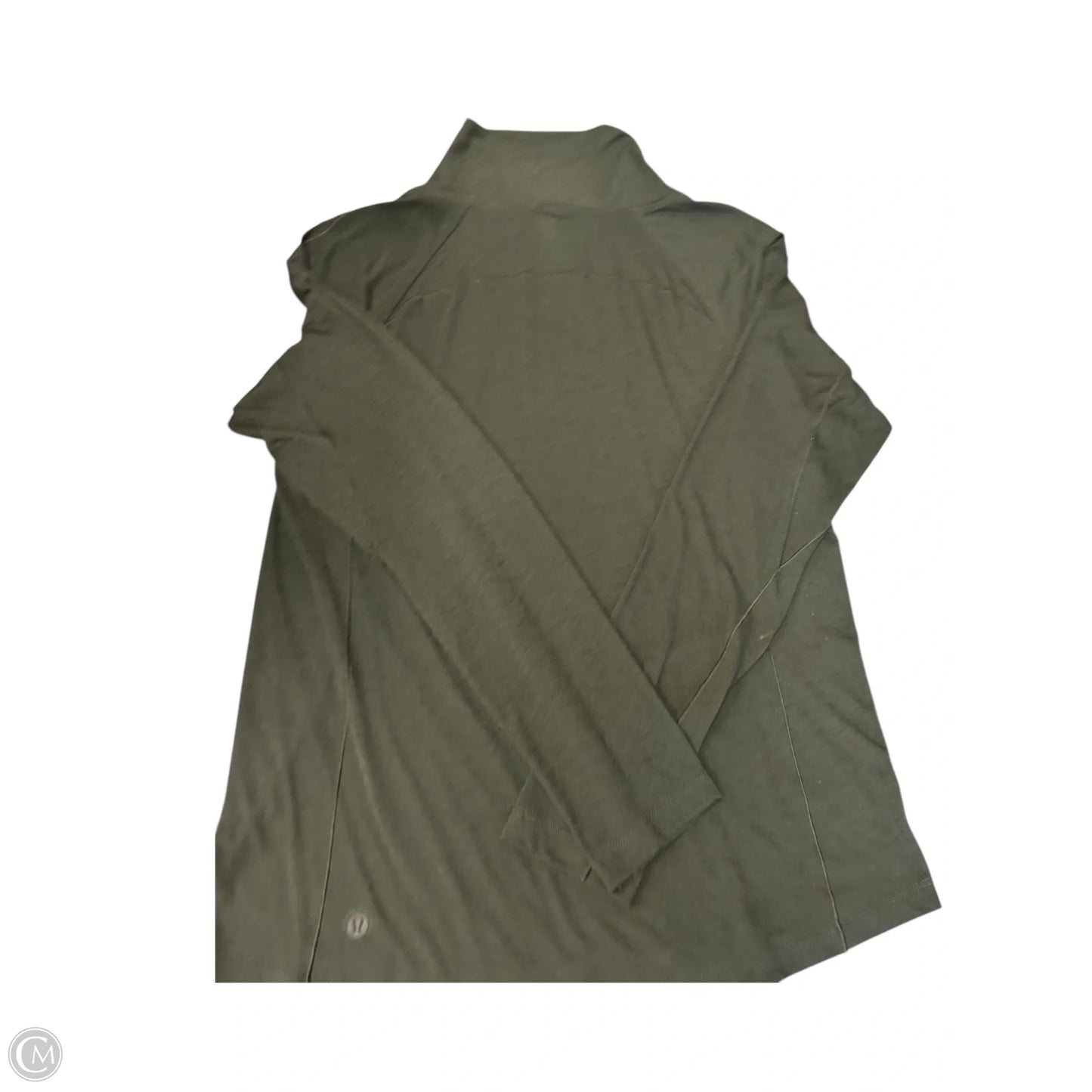 Top Long Sleeve By Lululemon In Green, Size: 10