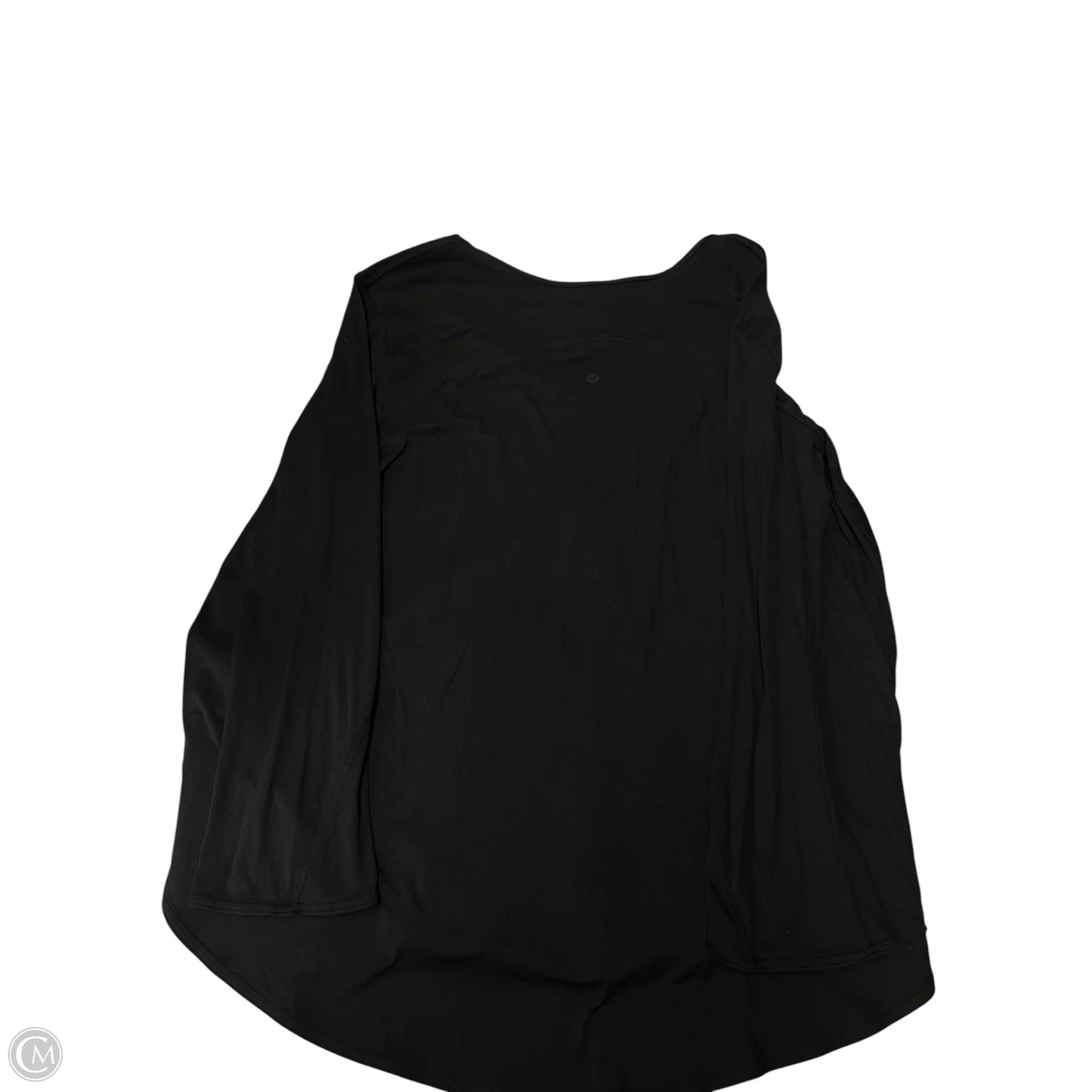 Athletic Top Long Sleeve Crewneck By Lululemon In Black, Size: 10