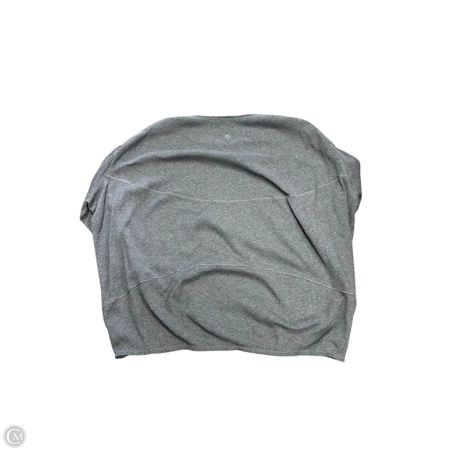 Top Long Sleeve By Lululemon In Grey, Size: 10