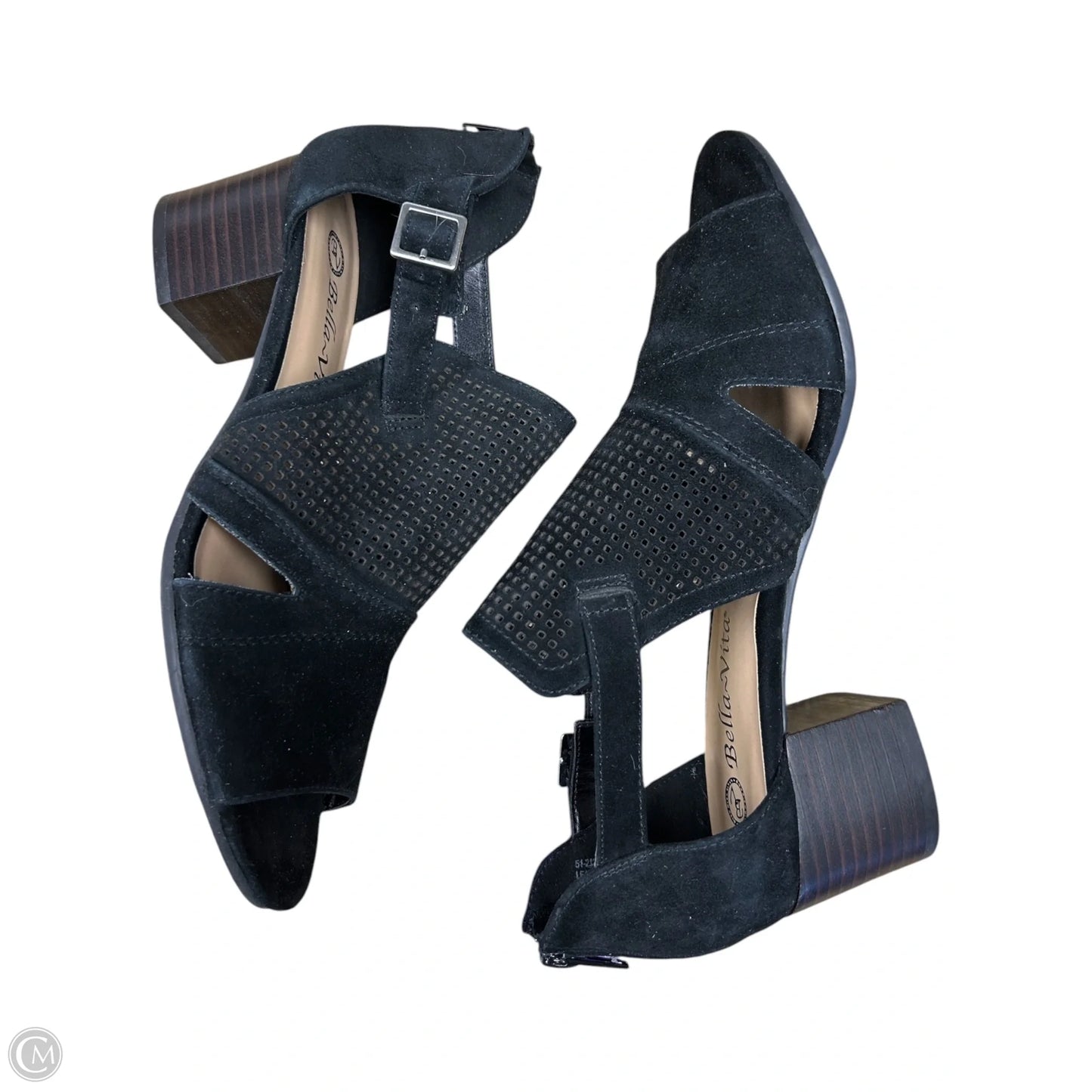 Shoes Heels Block By Clothes Mentor In Black, Size: 8