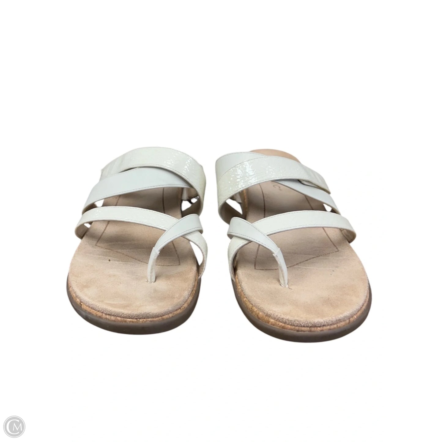 Sandals Flats By Vionic In Cream, Size: 10