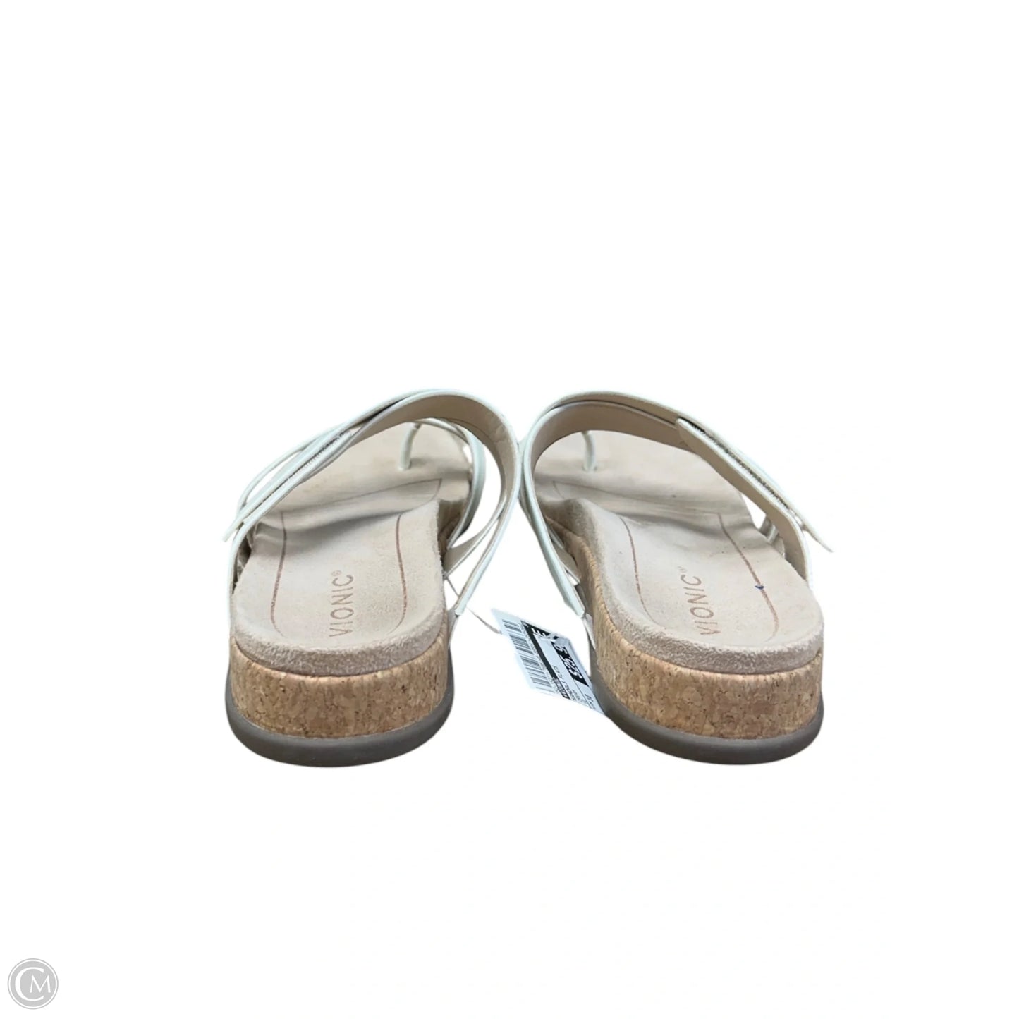 Sandals Flats By Vionic In Cream, Size: 10