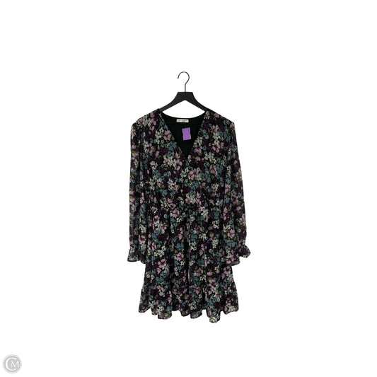 Dress Casual Short By Kirundo In Floral Print, Size: Xl