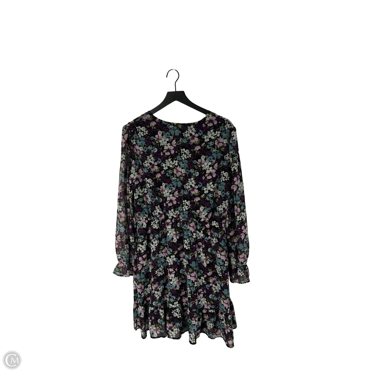 Dress Casual Short By Kirundo In Floral Print, Size: Xl