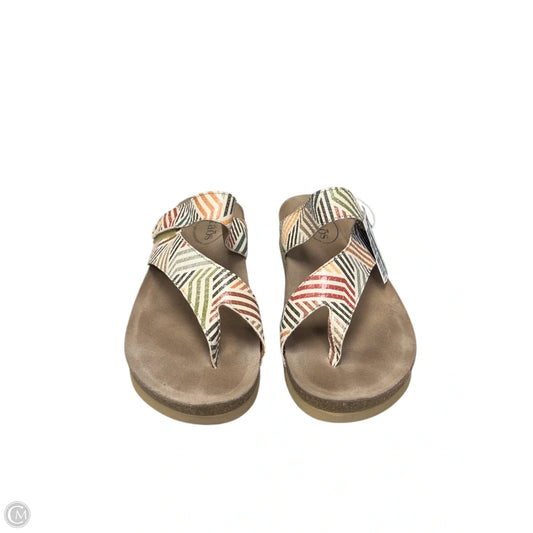 Sandals Flats By Taos In Multi-colored, Size: 10