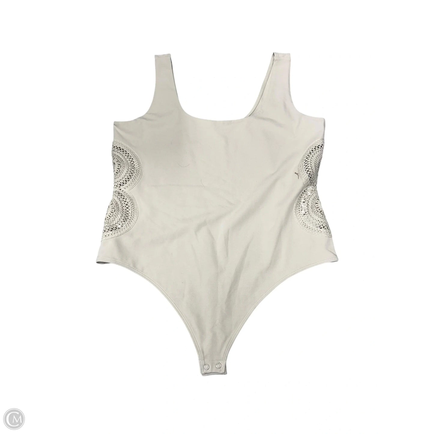 Bodysuit By Express In Tan, Size: Xl