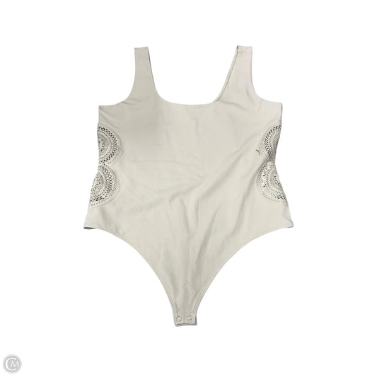 Bodysuit By Express In Tan, Size: Xl