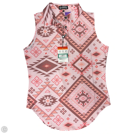 Athletic Tank Top By Cmc In Pink, Size: L