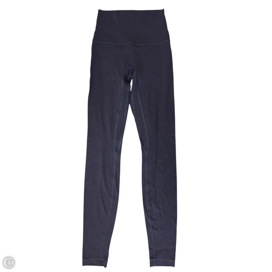 Athletic Leggings By Lululemon In Navy, Size: 2