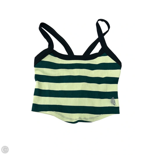 Tank Top By Free People In Black & Green, Size: Xs
