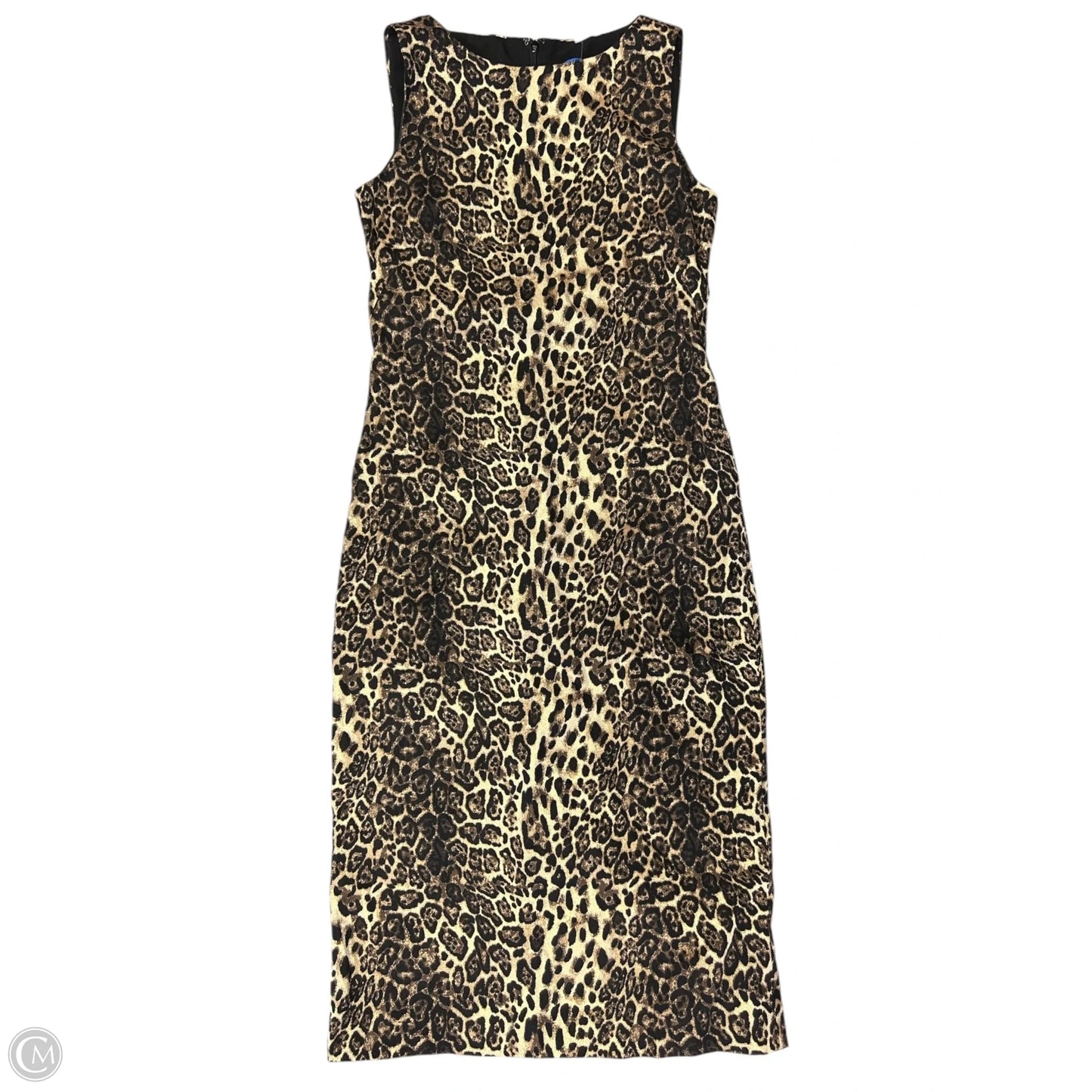 Dress Party Midi By Clothes Mentor In Animal Print, Size: 0