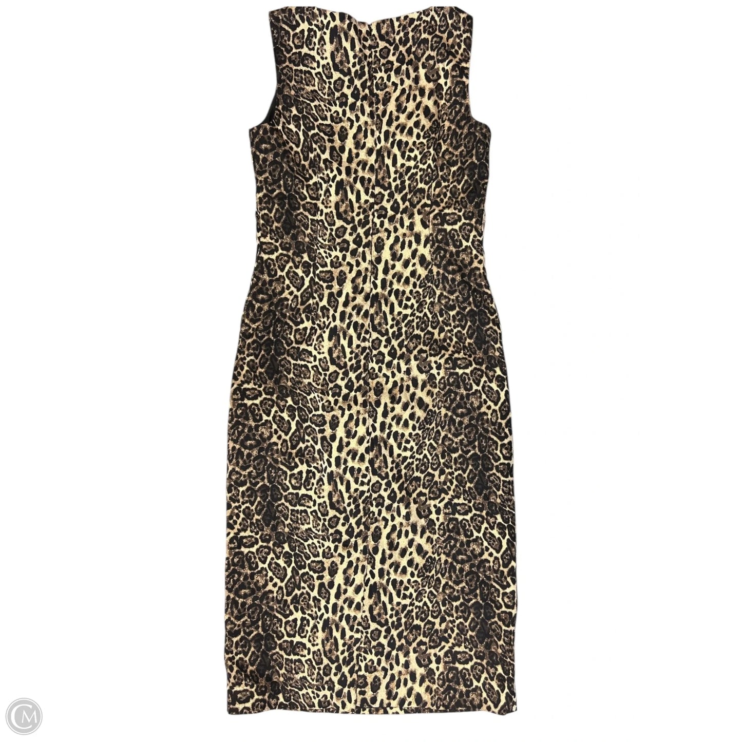 Dress Party Midi By Clothes Mentor In Animal Print, Size: 0