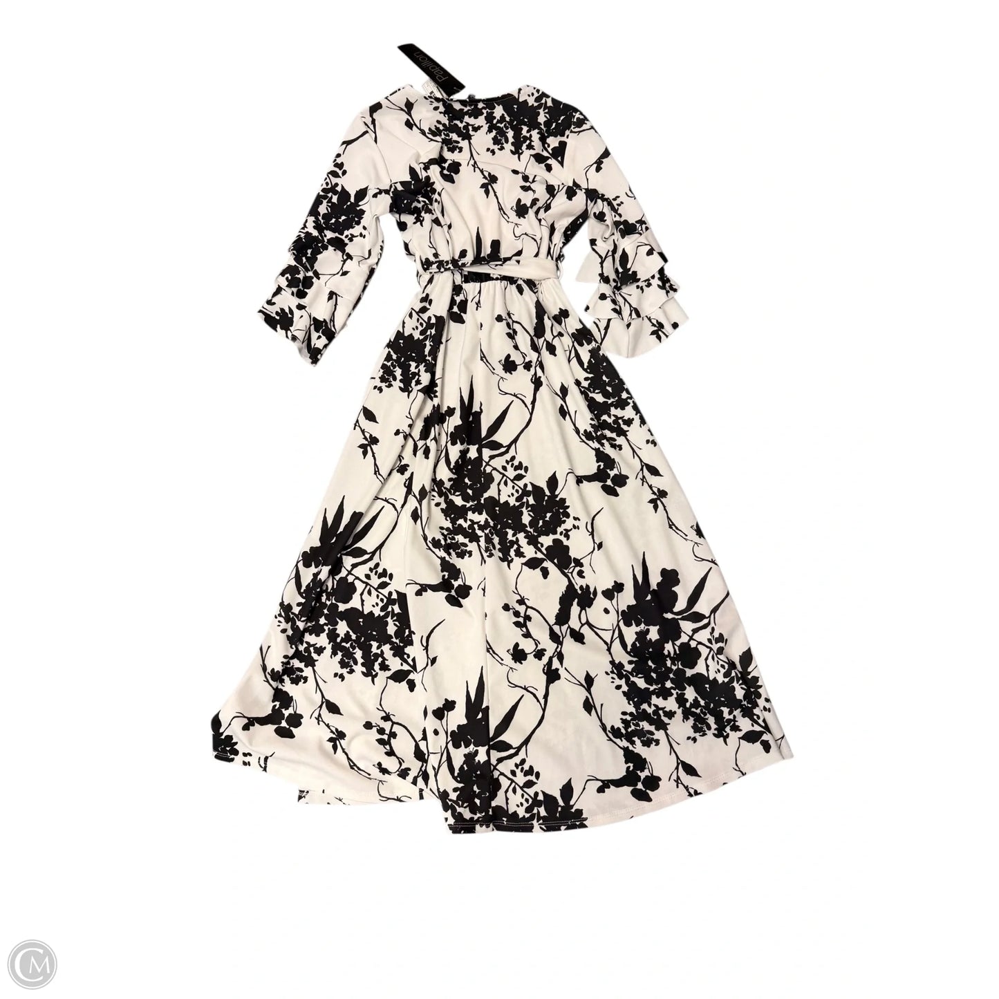 Dress Party Midi By Papillion In Black & White, Size: S