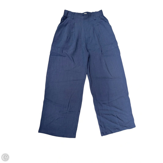 Pants Wide Leg By Halara In Blue, Size: S