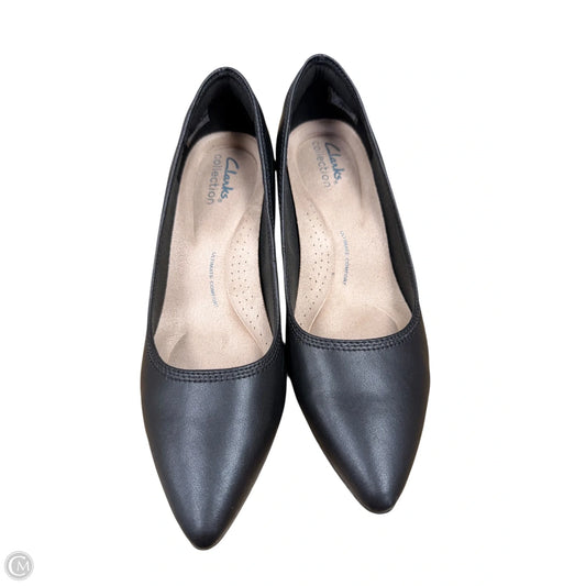 Shoes Heels Block By Clarks In Black, Size: 6